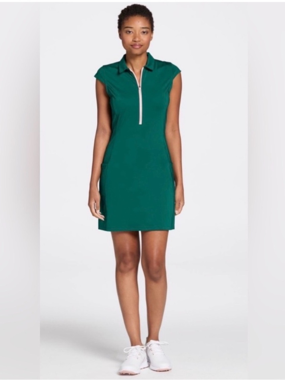 Walter Hagen Emerald Green 1/4 Zip Women’s Performance Golf Dress  XXL NWT
